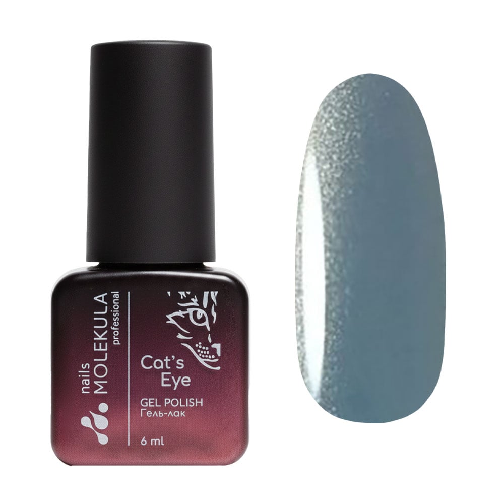Гель-лак для нігтів Nails Molekula Professional Ceramic Cat's Eye Gel Polish CC01, 6 мл